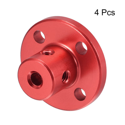Harfington H13xD10 Rigid Flange Coupling Motor Shaft Coupler DIY 4pcs