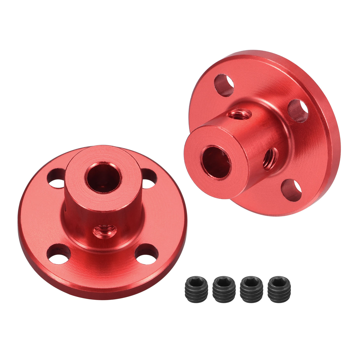 Harfington H13xD10 Rigid Flange Coupling Motor Shaft Coupler DIY 4pcs