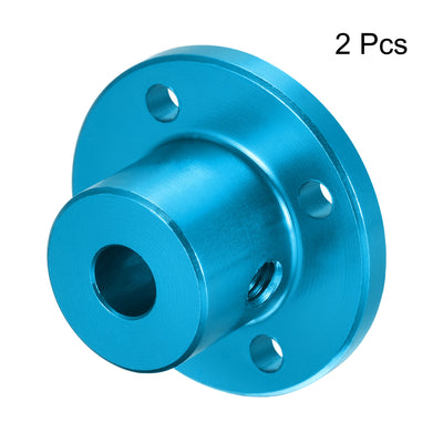 Harfington H15xD15 Rigid Flange Coupling Motor Shaft Coupler DIY 2pcs