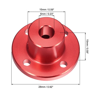 Harfington H15xD15 Rigid Flange Coupling Motor Shaft Coupler DIY