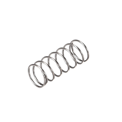 Harfington Uxcell Compressed Spring,Free Length,1.5N Load Capacity,Gray,30pcs