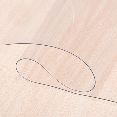 Harfington Uxcell 1.3mm Thick 12 inch x 72 inch Clear PVC Sheet 300mm x 1800mm Table Cover