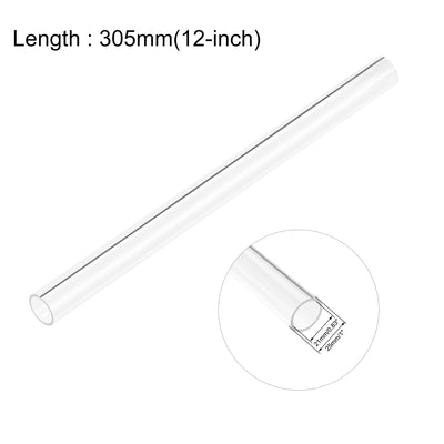 Harfington Rigid Acrylic Pipe Round Tubes Tubing