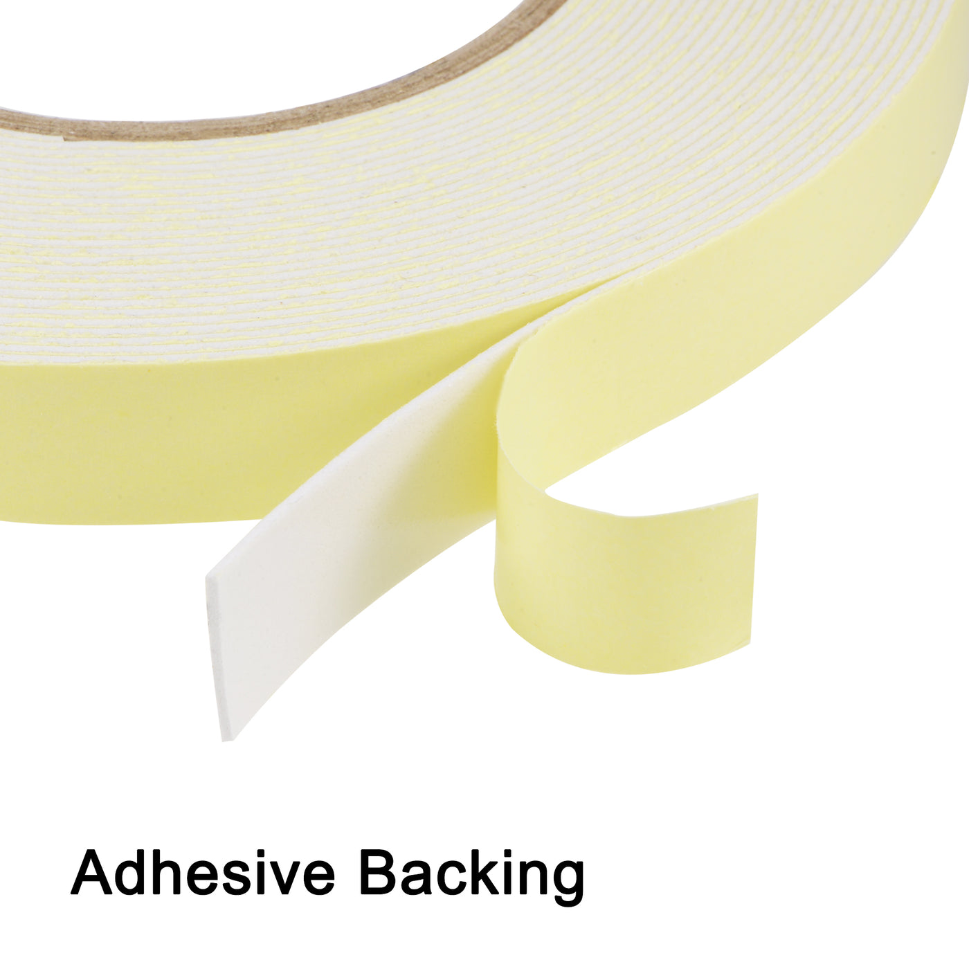 uxcell Uxcell Sealing Foam Tape 18mmx1mmx10m EVA Self Adhesive Window Doors Weather Strip