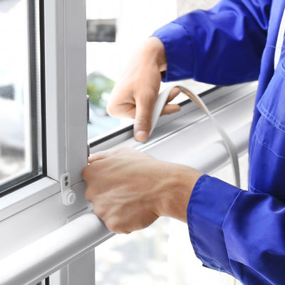 Harfington Uxcell Sealing Foam Tape 18mmx1mmx10m EVA Self Adhesive Window Doors Weather Strip