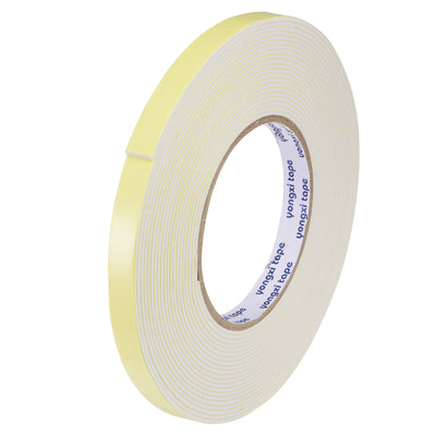 Harfington Uxcell Sealing Foam Tape 12mmx1.5mmx8m EVA Self Adhesive Window Doors Weather Strip