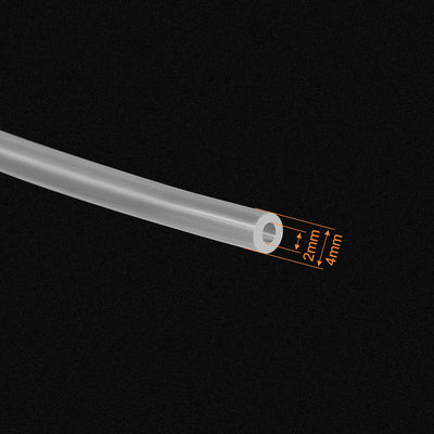 Harfington Silicone Tubing, ID OD , Flexible Silicone Tube for Air Water Pipe Pump Transfer