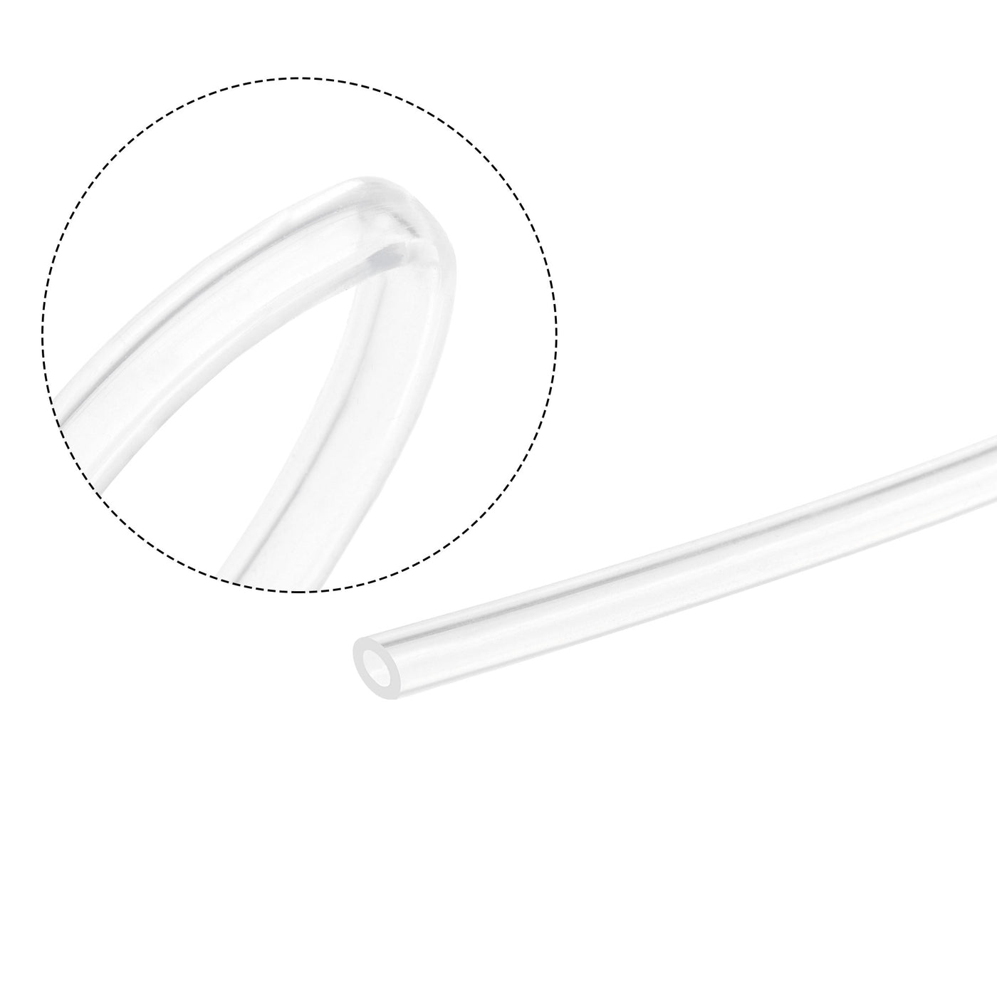 uxcell Silicone Tubing, ID OD , Flexible Silicone Tube for Air Water Pipe Pump Transfer