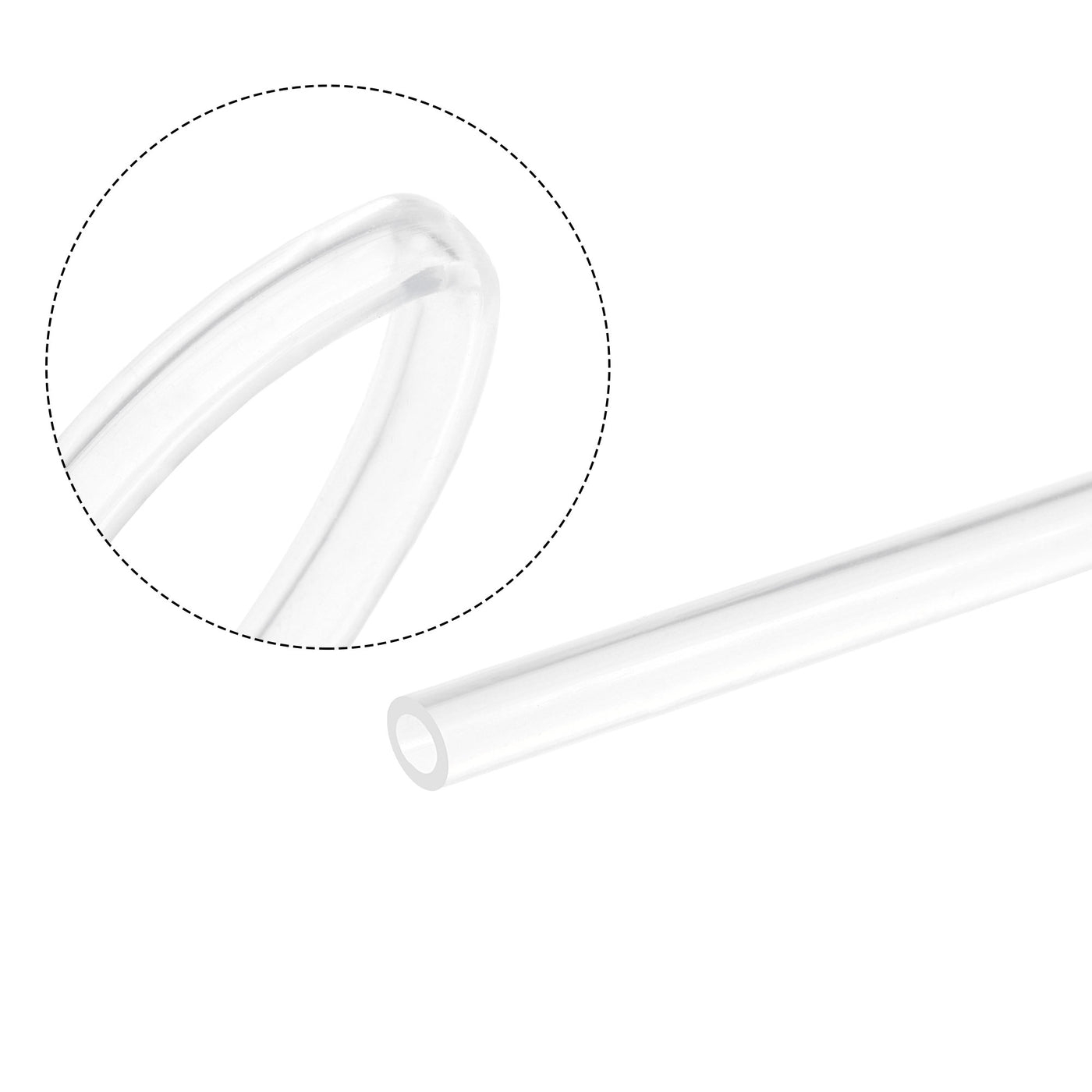 uxcell Silicone Tubing, ID OD , Flexible Silicone Tube for Air Water Pipe Pump Transfer