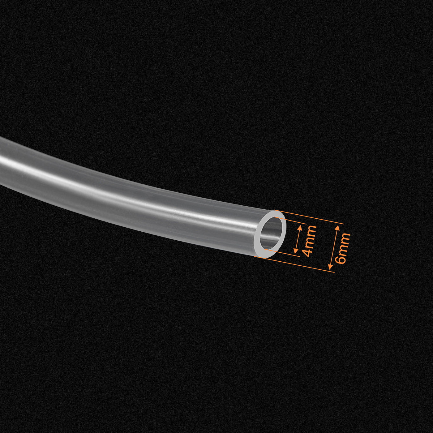 uxcell Silicone Tubing, ID OD , Flexible Silicone Tube for Air Water Pipe Pump Transfer