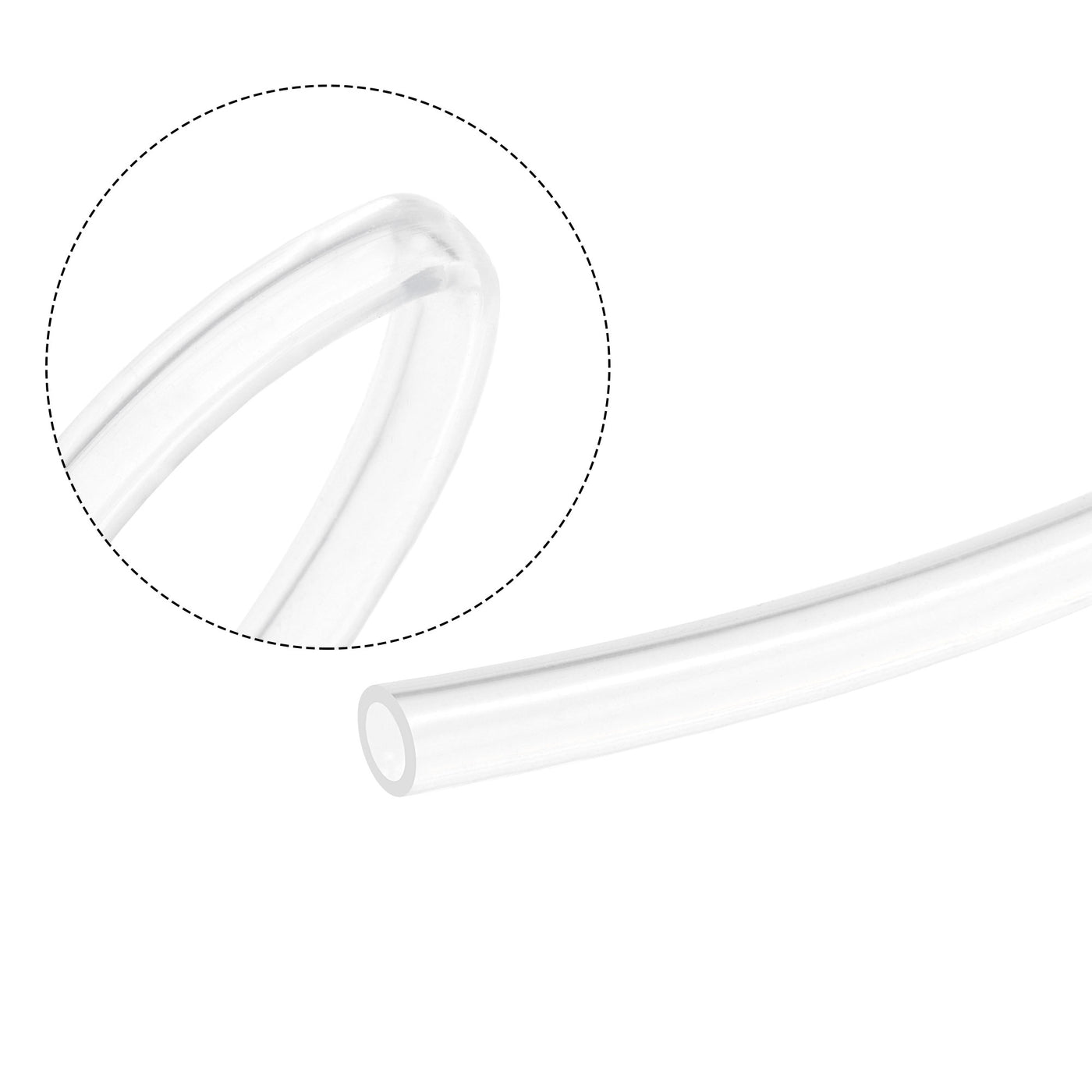 uxcell Silicone Tubing, ID OD , Flexible Silicone Tube for Air Water Pipe Pump Transfer