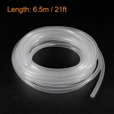 Harfington Silicone Tubing, ID OD , Flexible Silicone Tube for Air Water Pipe Pump Transfer