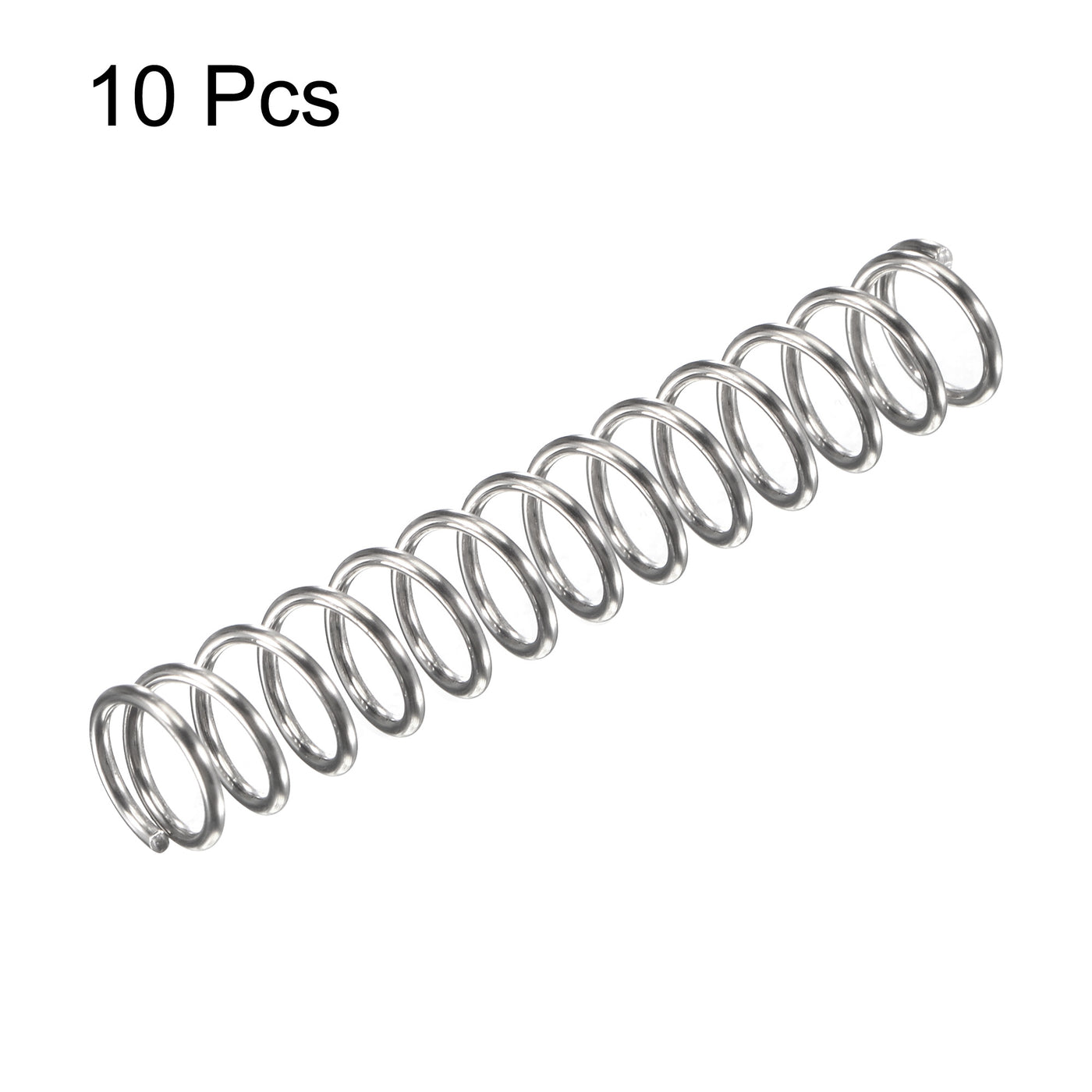 uxcell Uxcell 304 Stainless Steel Material Round Compression Spring Load Capacity Silver