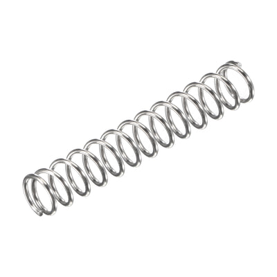 Harfington Uxcell 304 Stainless Steel Material Round Compression Spring Load Capacity Silver