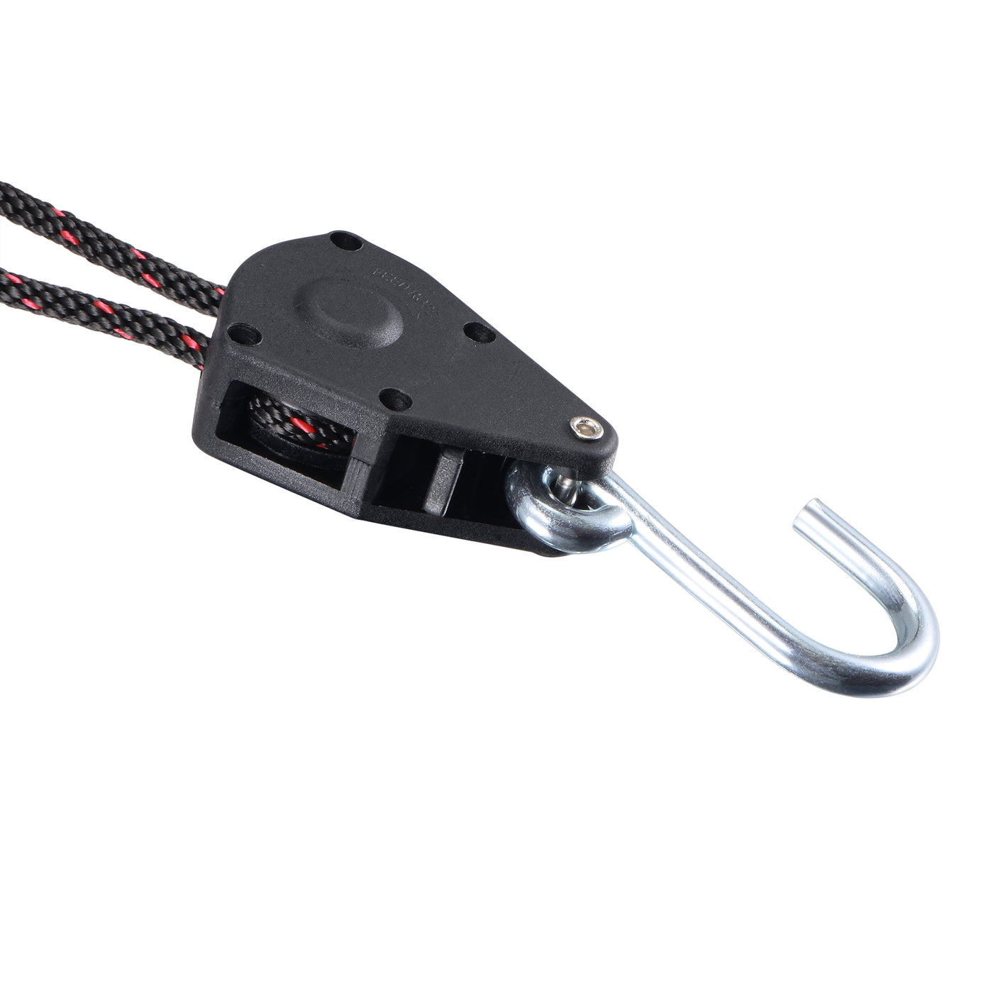 uxcell Uxcell Adjustable Rope Hanger 1/8" 75lb Capacity with Plastic Gear S Hook 4pcs