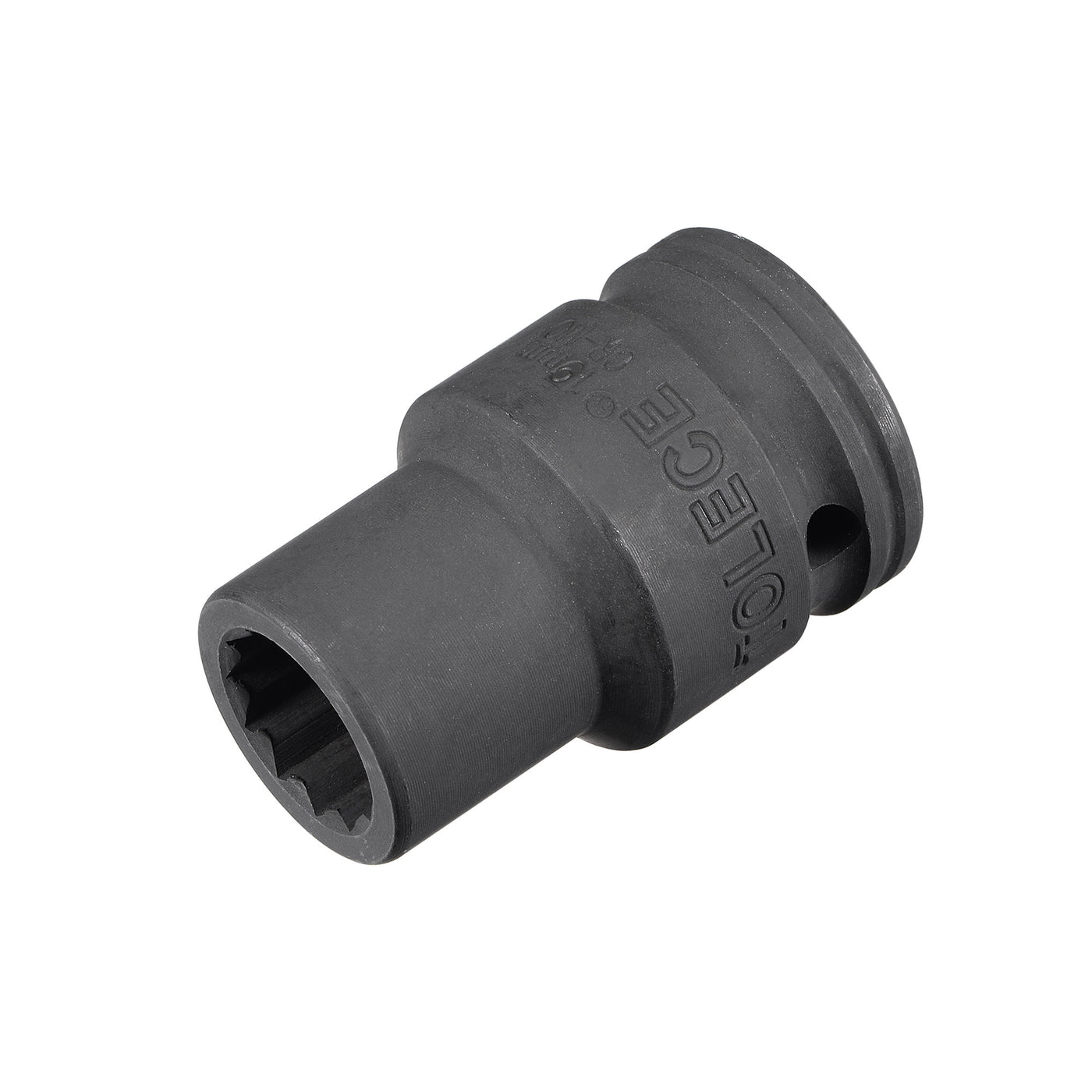 Harfington Square Drive 12-Point Impact Socket, CR-MO Steel, Standard Metric