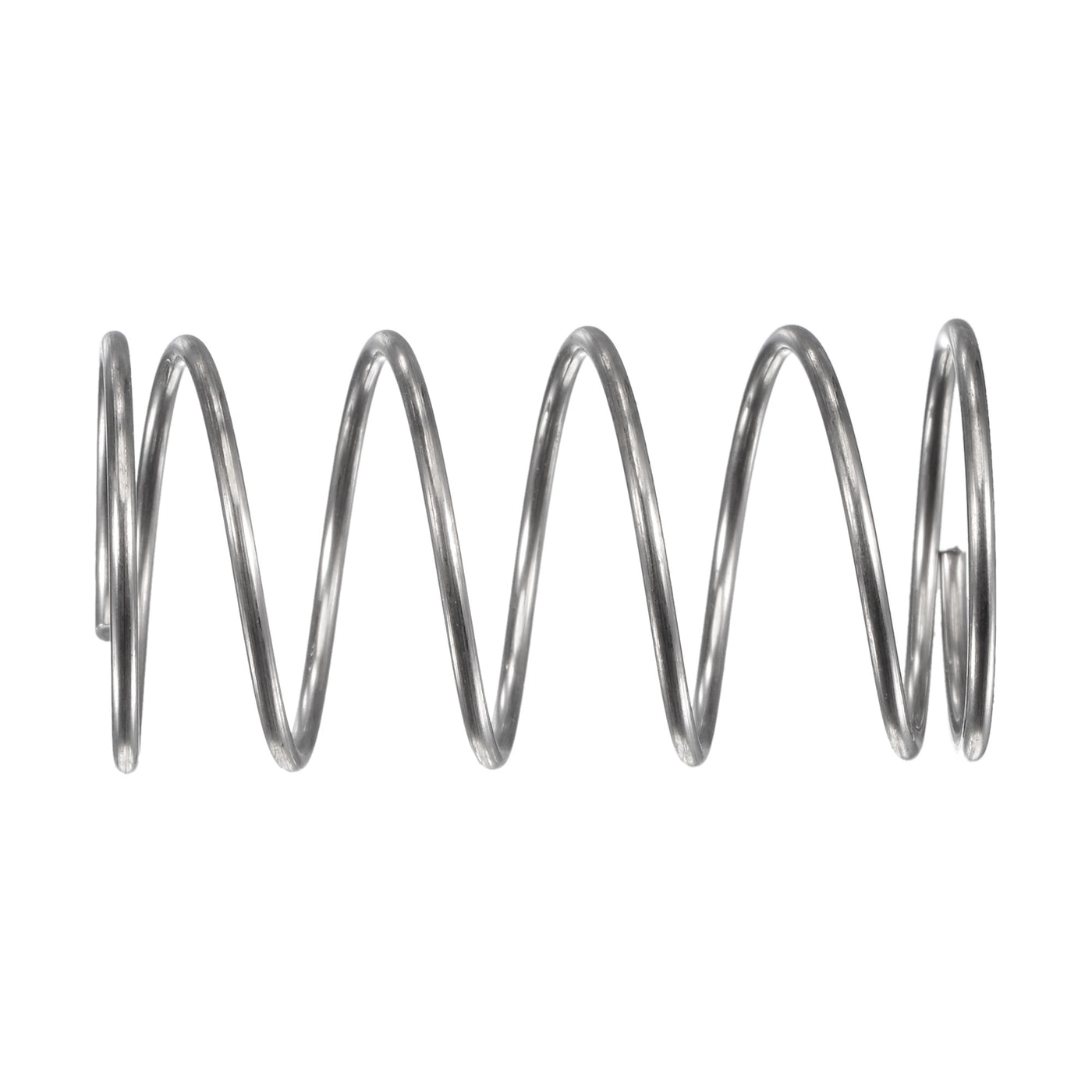 uxcell Uxcell 304 Stainless Steel Material Round Compression Spring Load Capacity Silver for Electronics
