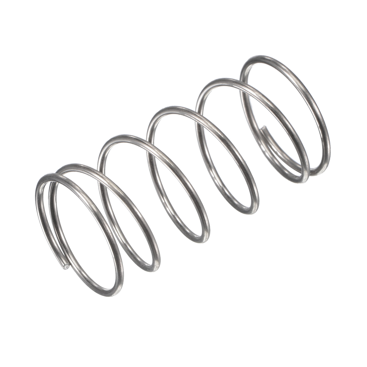 uxcell Uxcell 304 Stainless Steel Material Round Compression Spring Load Capacity Silver for Electronics