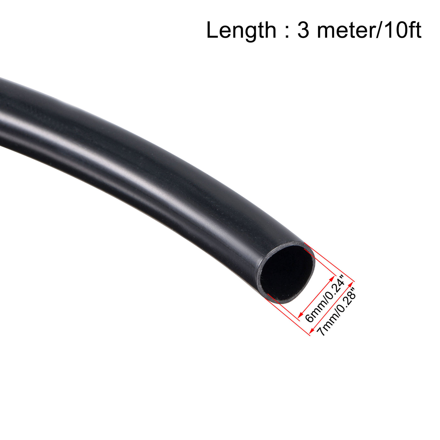 Harfington PVC Tube Wire Harness Tubing, Sleeve for Wire Sheathing Wire Protection