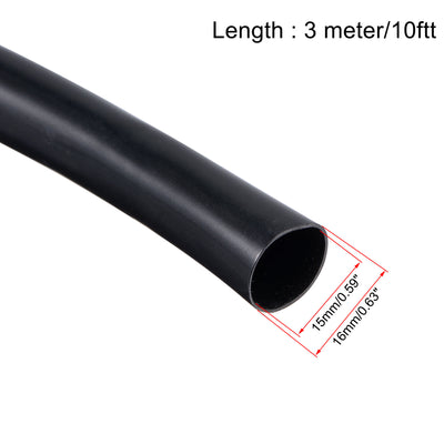 Harfington PVC Tube Wire Harness Tubing, Sleeve for Wire Sheathing Wire Protection