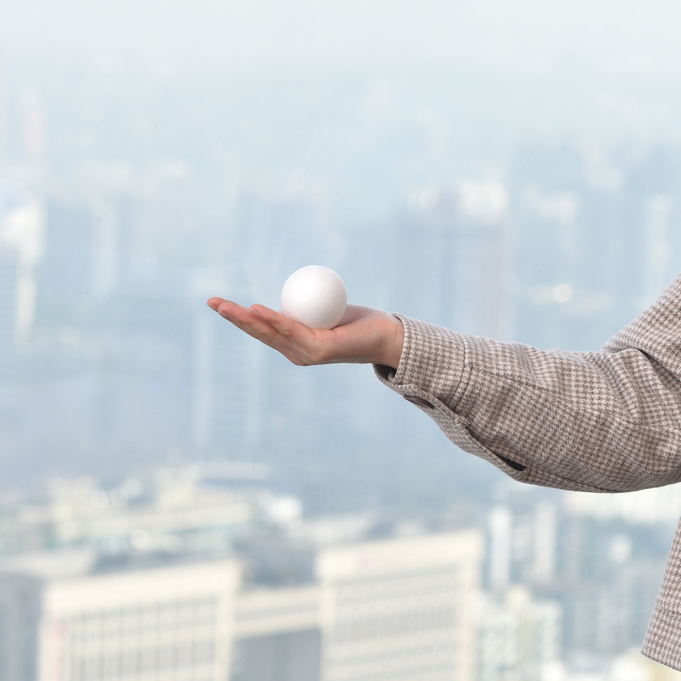 uxcell Uxcell 72Pcs 1.65" White Polystyrene Foam Solid Balls for Crafts and Party Decorations