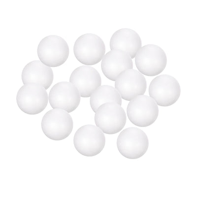 uxcell Uxcell 72Pcs 1.65" White Polystyrene Foam Solid Balls for Crafts and Party Decorations