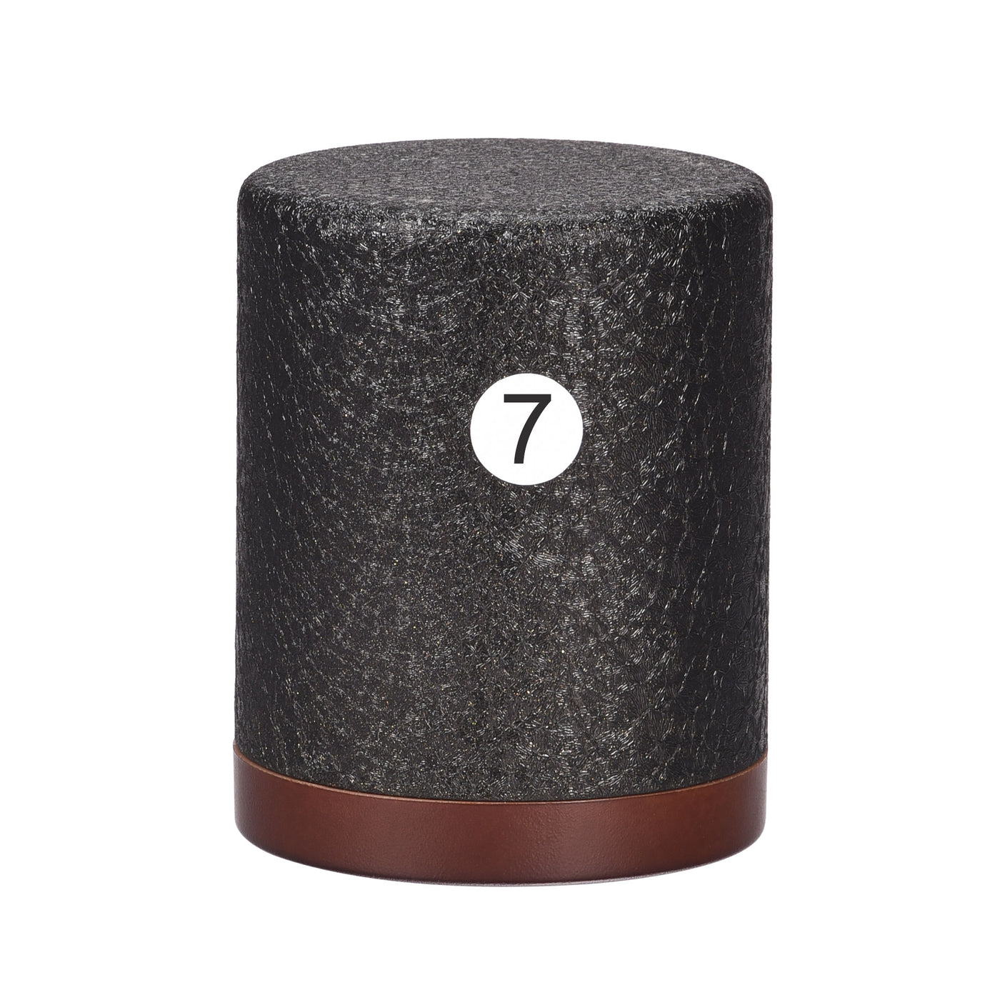 uxcell Uxcell Round Number Stickers, 13mm Dia Number 7 Coated Paper Label 15 Sheets 1980pcs, Black Word/White Background