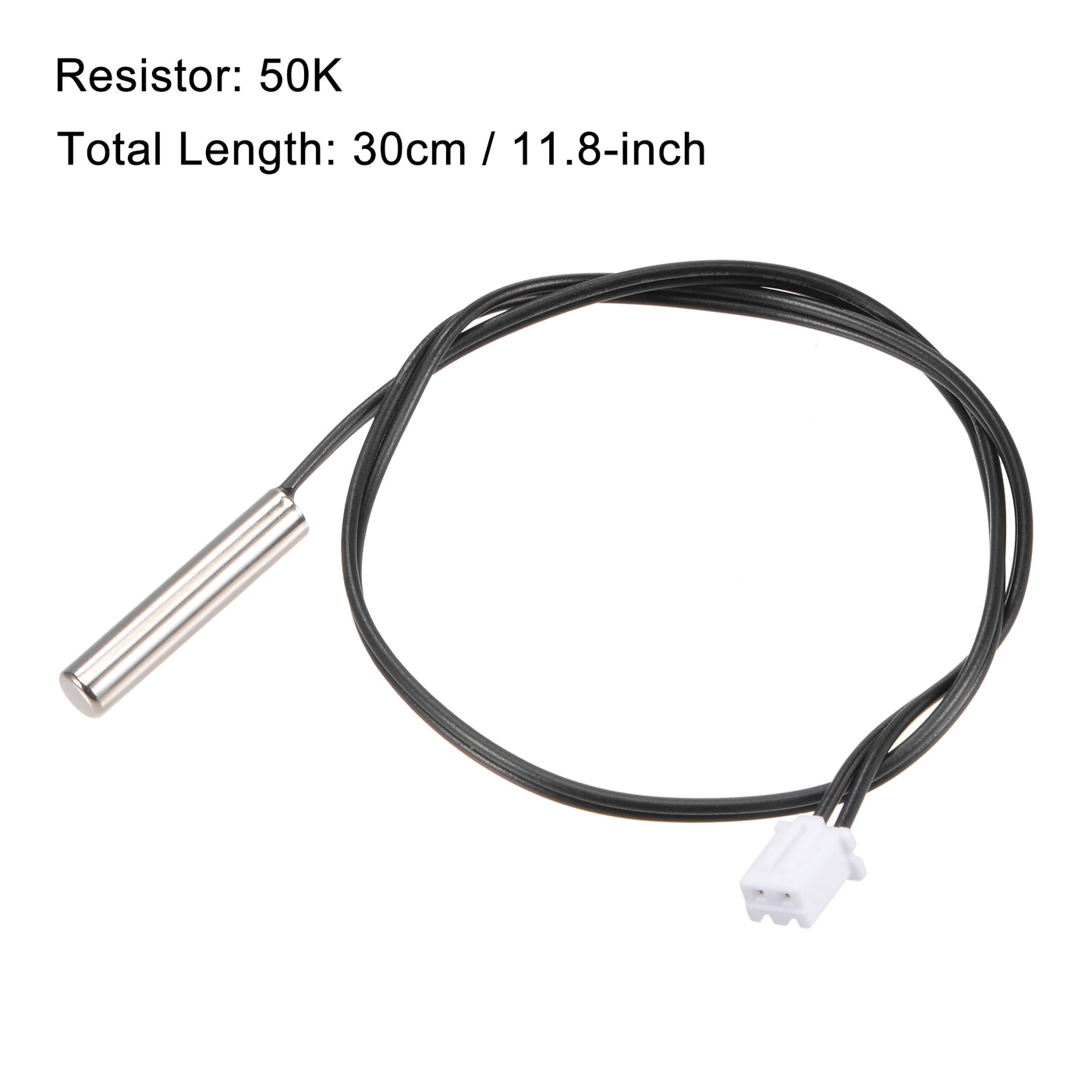 uxcell Temperature Sensor Probe, NTC Thermal Sensor Probe Digital Thermometer Extension Cable