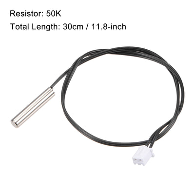 Harfington Temperature Sensor Probe, NTC Thermal Sensor Probe Digital Thermometer Extension Cable