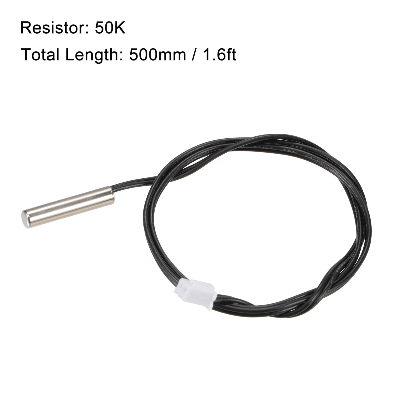 uxcell Temperature Sensor Probe, NTC Thermal Sensor Probe Digital Thermometer Extension Cable