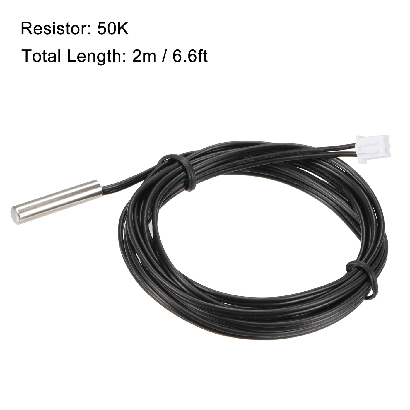 uxcell Temperature Sensor Probe, NTC Thermal Sensor Probe Digital Thermometer Extension Cable