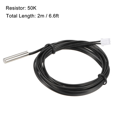 Harfington Temperature Sensor Probe, NTC Thermal Sensor Probe Digital Thermometer Extension Cable