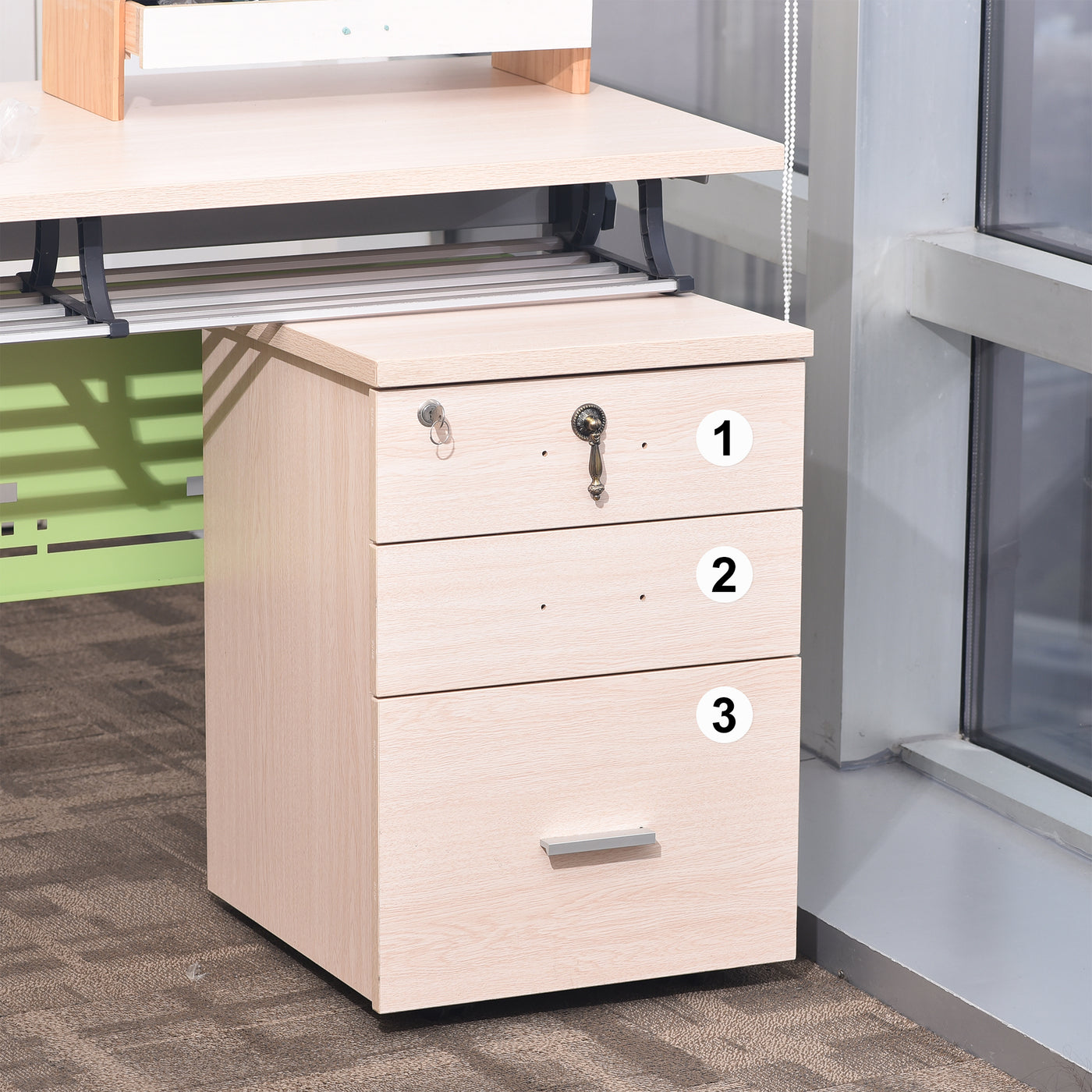 uxcell Uxcell Round Number Stickers, 38mm Dia Number 1-20 Self Adhesive PVC Label Waterproof Black Word(White Background)