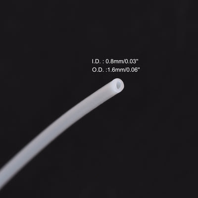 Harfington Uxcell PTFE Tubing Hose Multifunctional Insulating High Temperature Tube Pipe