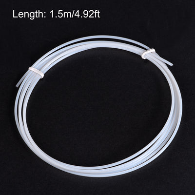 Harfington Uxcell PTFE Tubing Hose Multifunctional Insulating High Temperature Tube Pipe