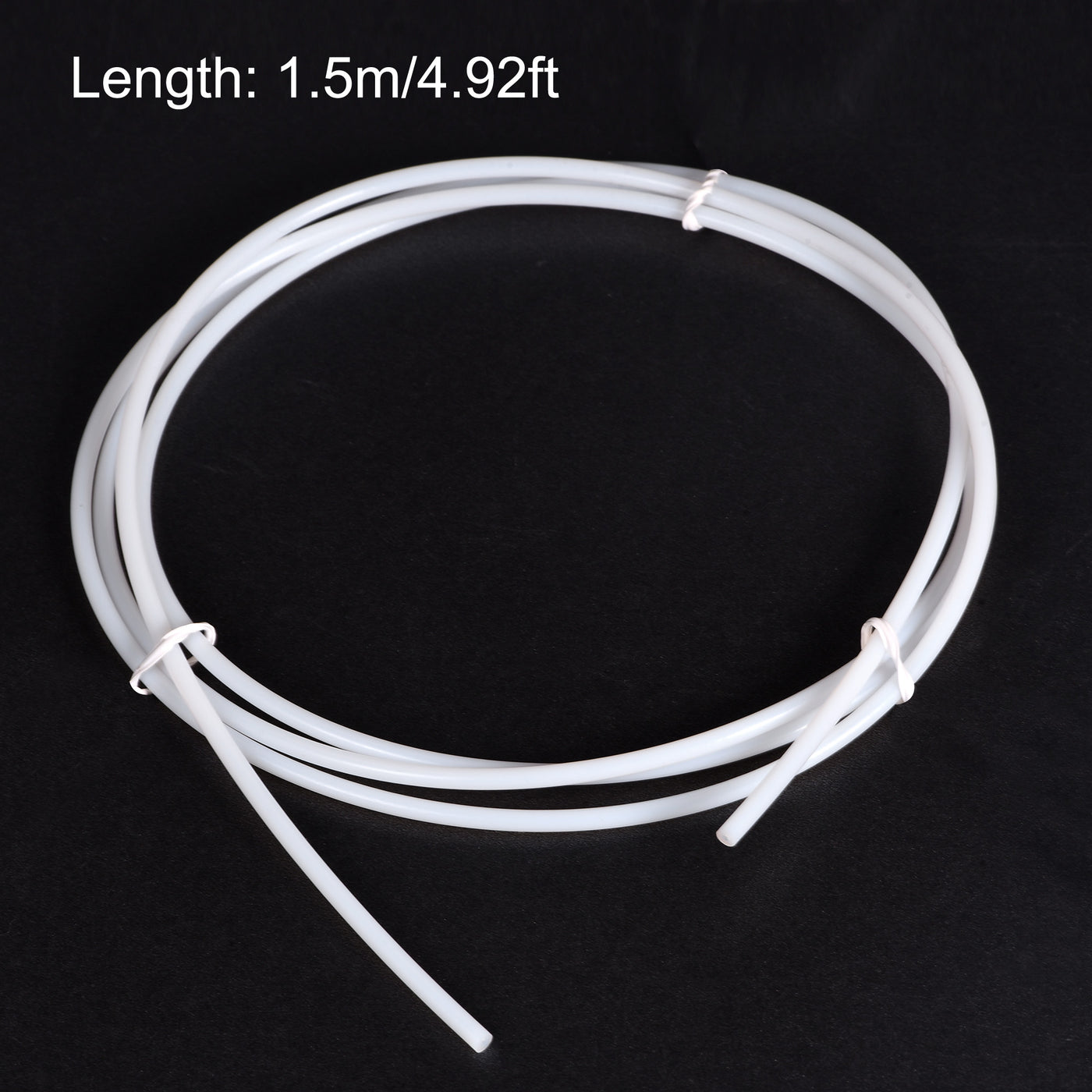 uxcell Uxcell PTFE Tubing Hose Multifunctional Insulating High Temperature Tube Pipe