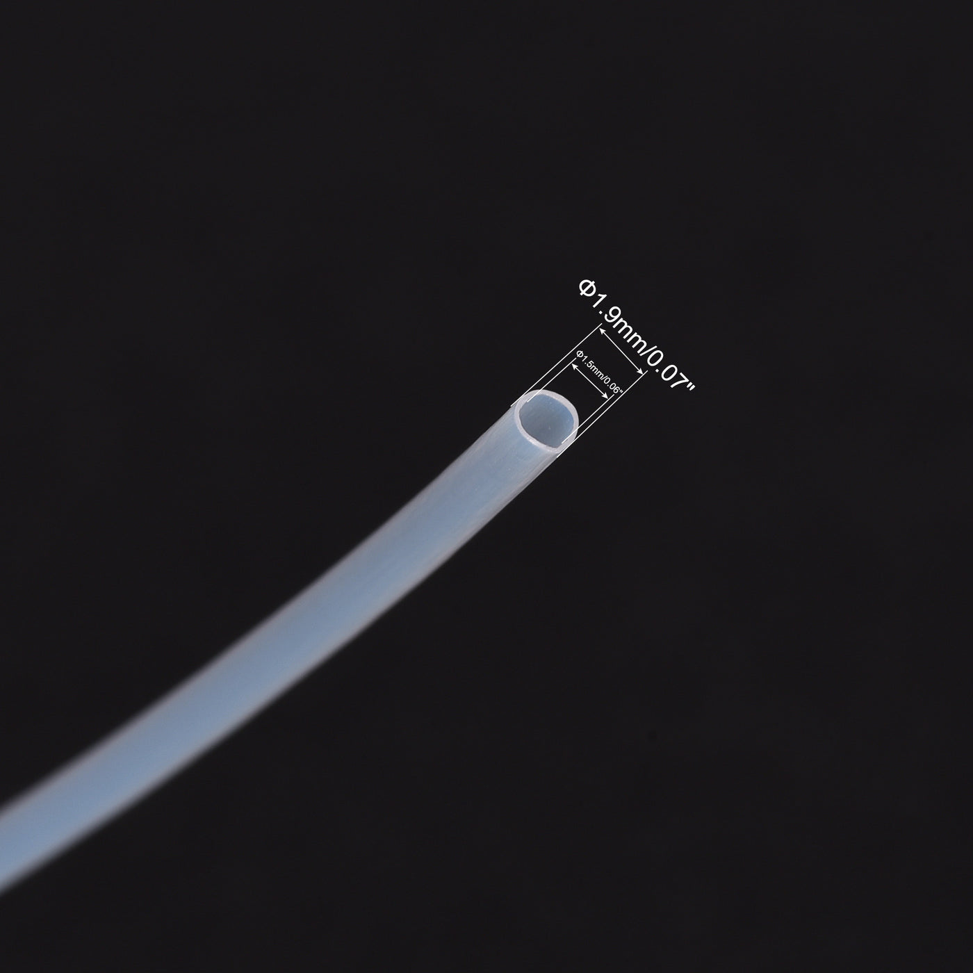 uxcell Uxcell PTFE Tubing Hose Multifunctional Insulating High Temperature Tube Pipe