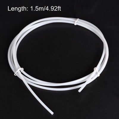 Harfington Uxcell PTFE Tubing Hose Multifunctional Insulating High Temperature Tube Pipe