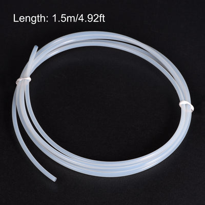 Harfington Uxcell PTFE Tubing Hose Multifunctional Insulating High Temperature Tube Pipe