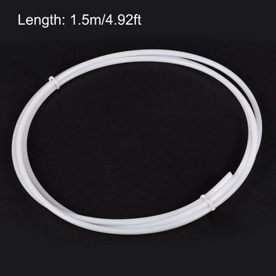 Harfington Uxcell PTFE Tubing Hose Multifunctional Insulating High Temperature Tube Pipe