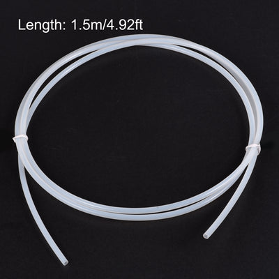 Harfington Uxcell PTFE Tubing Hose Multifunctional Insulating High Temperature Tube Pipe