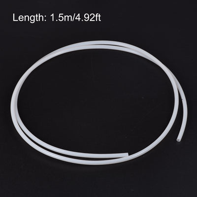 Harfington Uxcell PTFE Tubing Hose Multifunctional Insulating High Temperature Tube Pipe