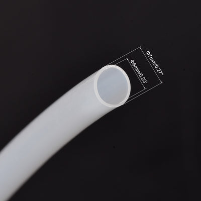 Harfington Uxcell PTFE Tubing Hose Multifunctional Insulating High Temperature Tube Pipe