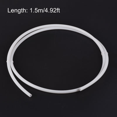 Harfington Uxcell PTFE Tubing Hose Multifunctional Insulating High Temperature Tube Pipe