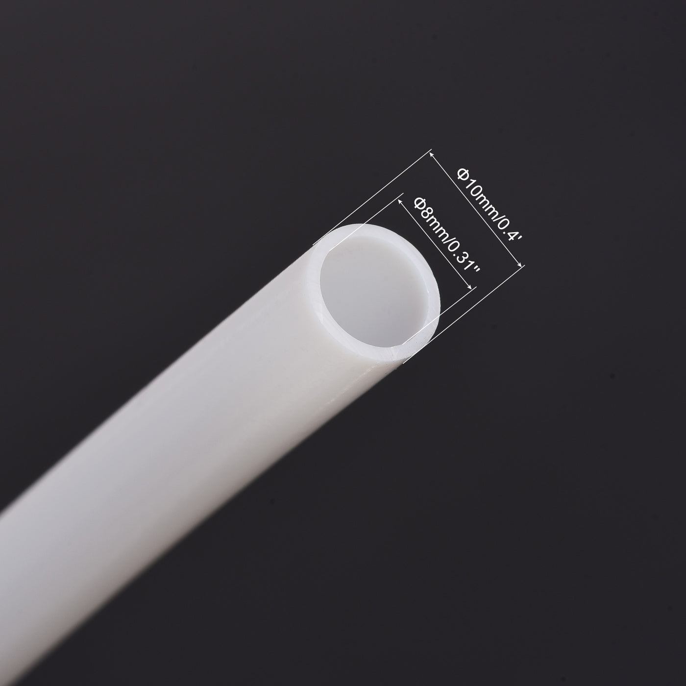 uxcell Uxcell PTFE Tubing Hose Multifunctional Insulating High Temperature Tube Pipe