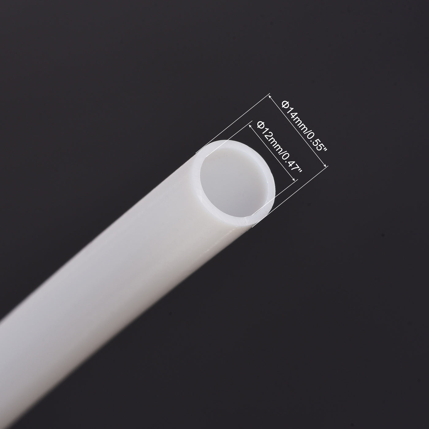 uxcell Uxcell PTFE Tubing Hose Multifunctional Insulating High Temperature Tube Pipe