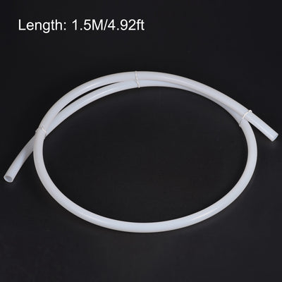 Harfington Uxcell PTFE Tubing Hose Multifunctional Insulating High Temperature Tube Pipe