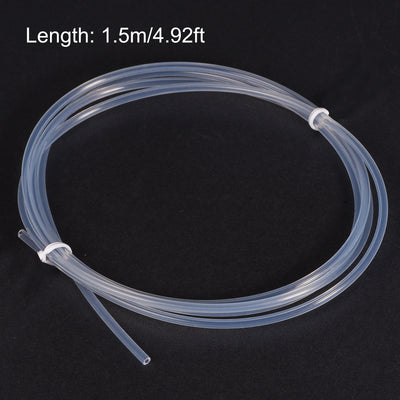 Harfington Uxcell PTFE Tubing Hose Multifunctional Insulating High Temperature Tube Pipe