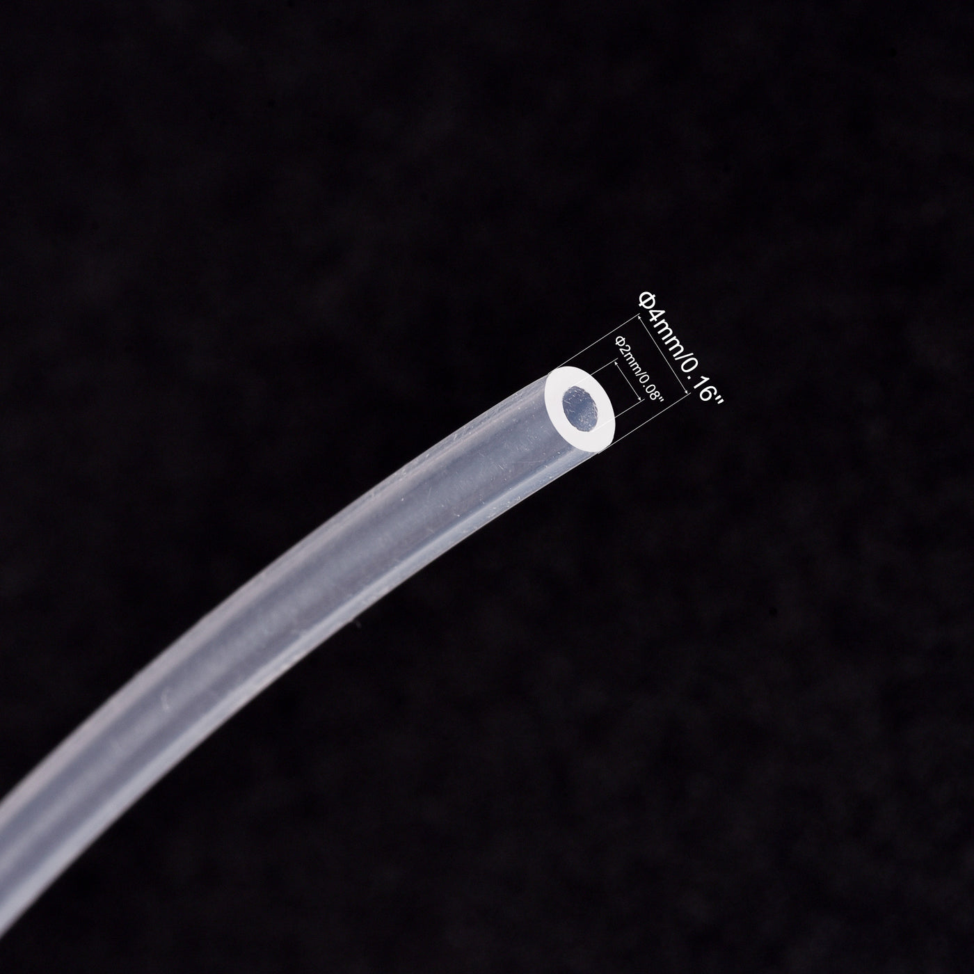 uxcell Uxcell PTFE Tubing Hose Multifunctional Insulating High Temperature Tube Pipe