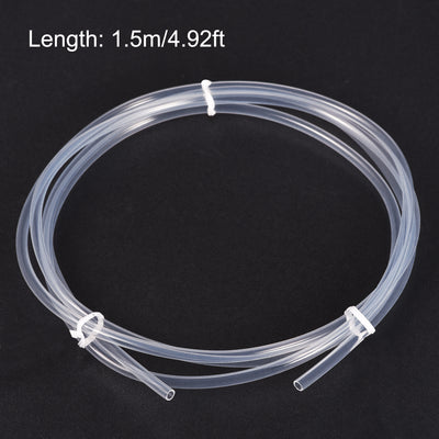 Harfington Uxcell PTFE Tubing Hose Multifunctional Insulating High Temperature Tube Pipe